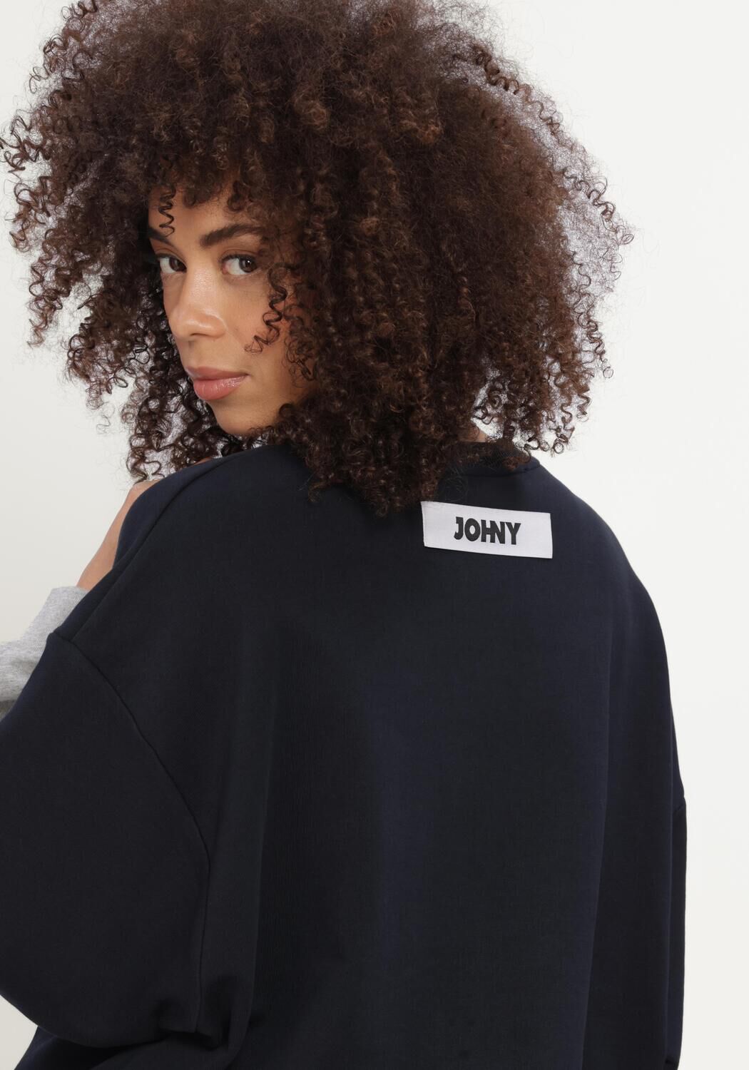 Donkerblauwe JOHNY Trui AMY - large