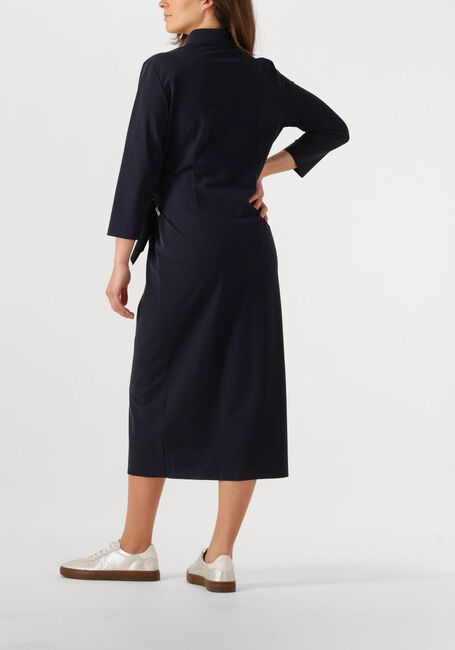 Zwarte PENN & INK Midi jurk DRESS NAVY - large