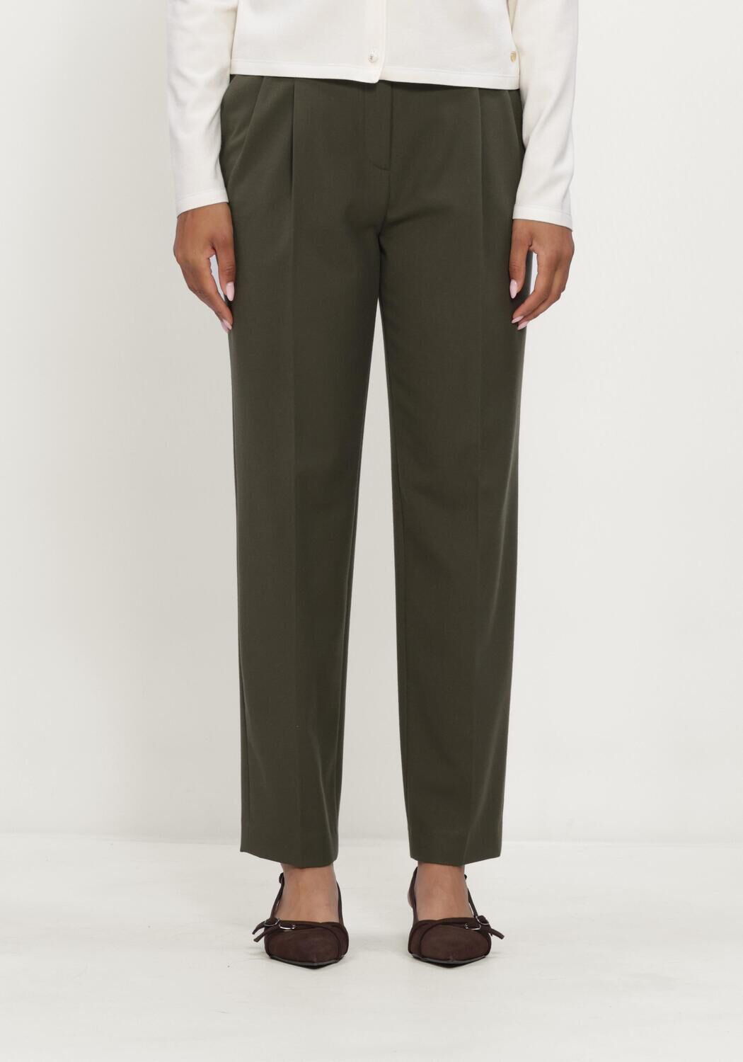 Donkergroene MARC CAIN COLLECTION Pantalon PANTALON FAQUS - large