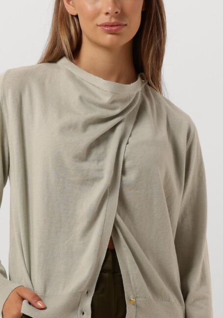 Groene DANTE6 Vest CASHMERE MIX VEST - large