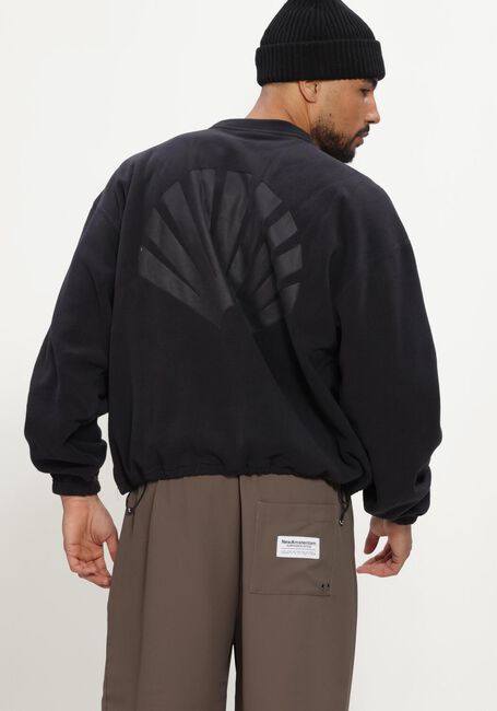 Zwarte NEW AMSTERDAM SURF ASSOCIATION Sweater FLEECE CREWNECK - large