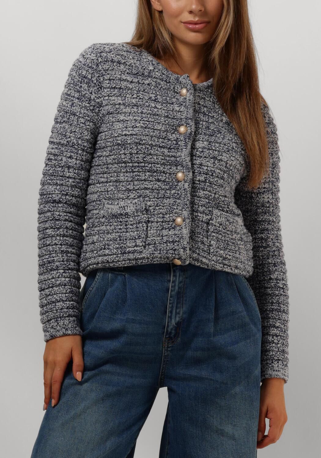 Blauwe JANICE Vest JIMM Assem