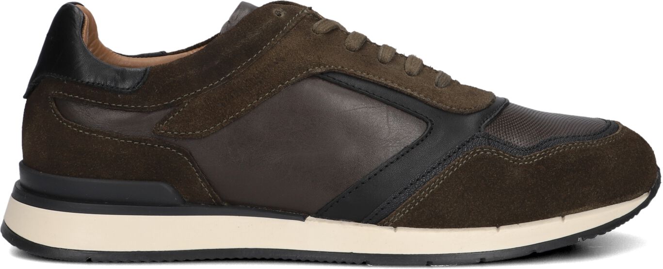 Stefano Lauran Lage Sneakers Heren Sl124h610, Maat: 40, Materiaal: Leer, Kleur: Bruin