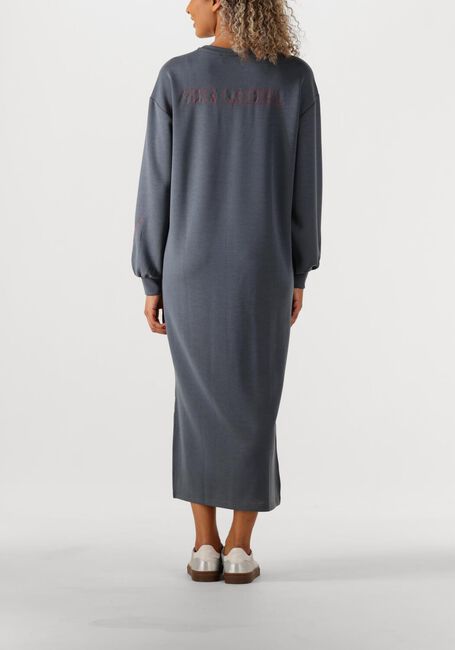 Zwarte ALIX THE LABEL Mini jurk LADIES KNITTED FLOWY LONG SWEATER DRESS - large