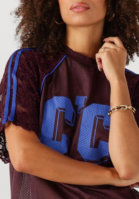 Bordeaux CO'COUTURE Top TREYCC LACE TEE - large