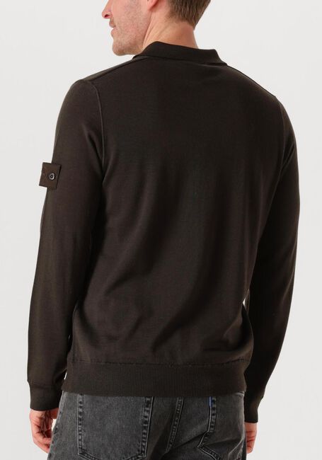 Bruine STONE ISLAND Trui LS POLO - large