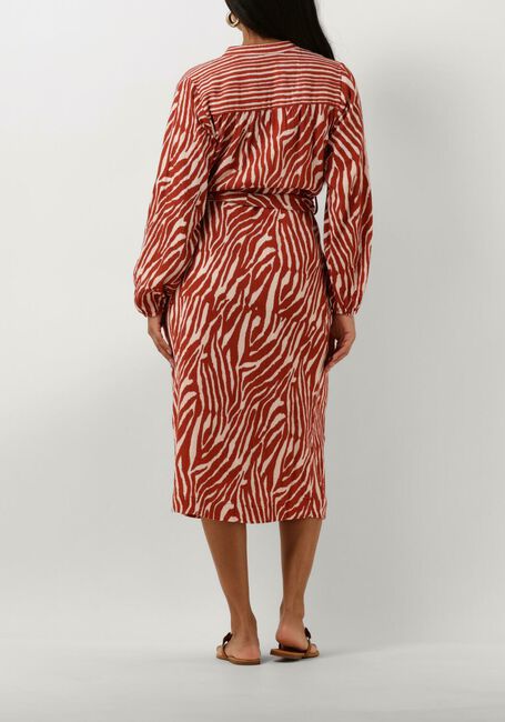 Rode STELLA FOREST Midi jurk E24RO053 - large