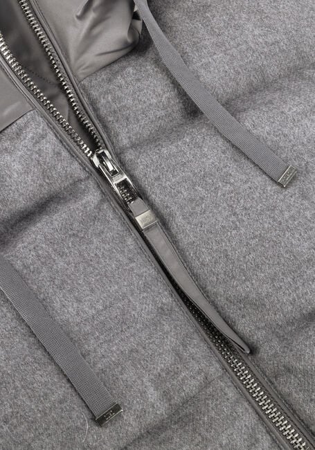 Grijze DUNO Gewatteerde jas GIUBBINO DONNA - large