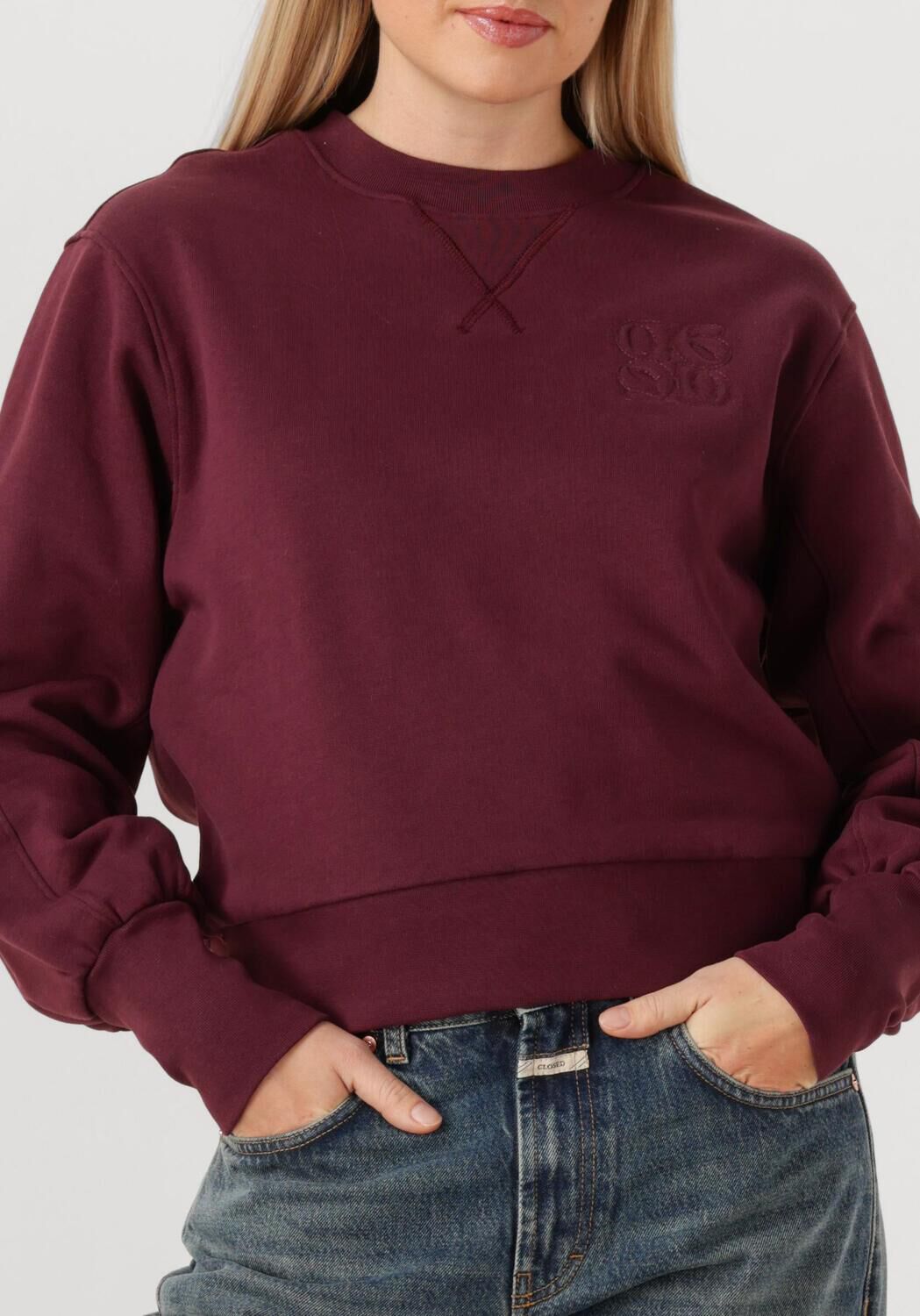Bordeaux DANTE6 Sweater LISON LOGO SWEATER - large