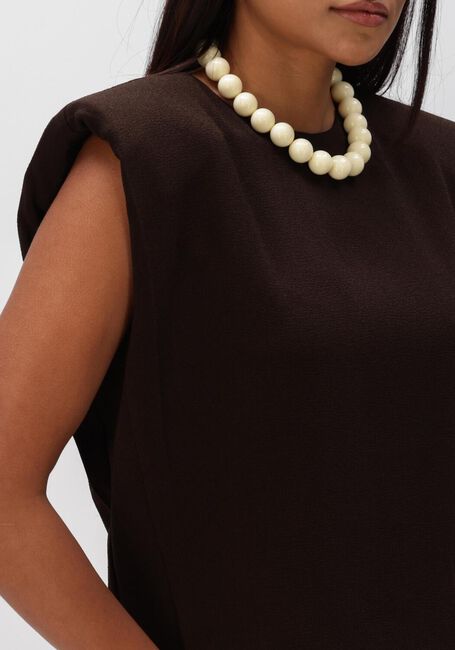 Bruine ROTATE Top TWO LAYER BOXY TOP - large