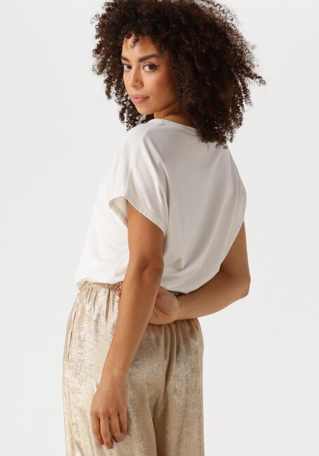 Witte KNIT-TED T-shirt EMMA - large