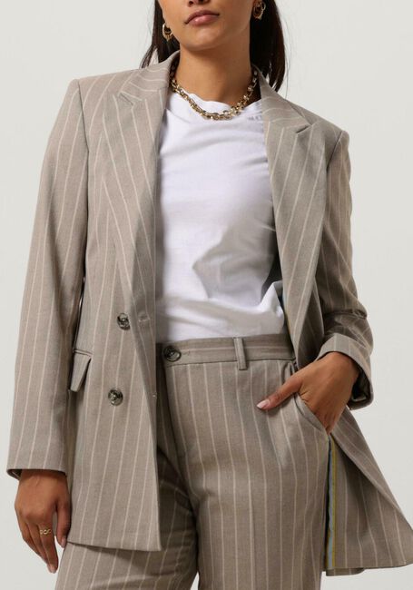 Beige MOS MOSH Blazer MILLA STRIPE BLAZER - large