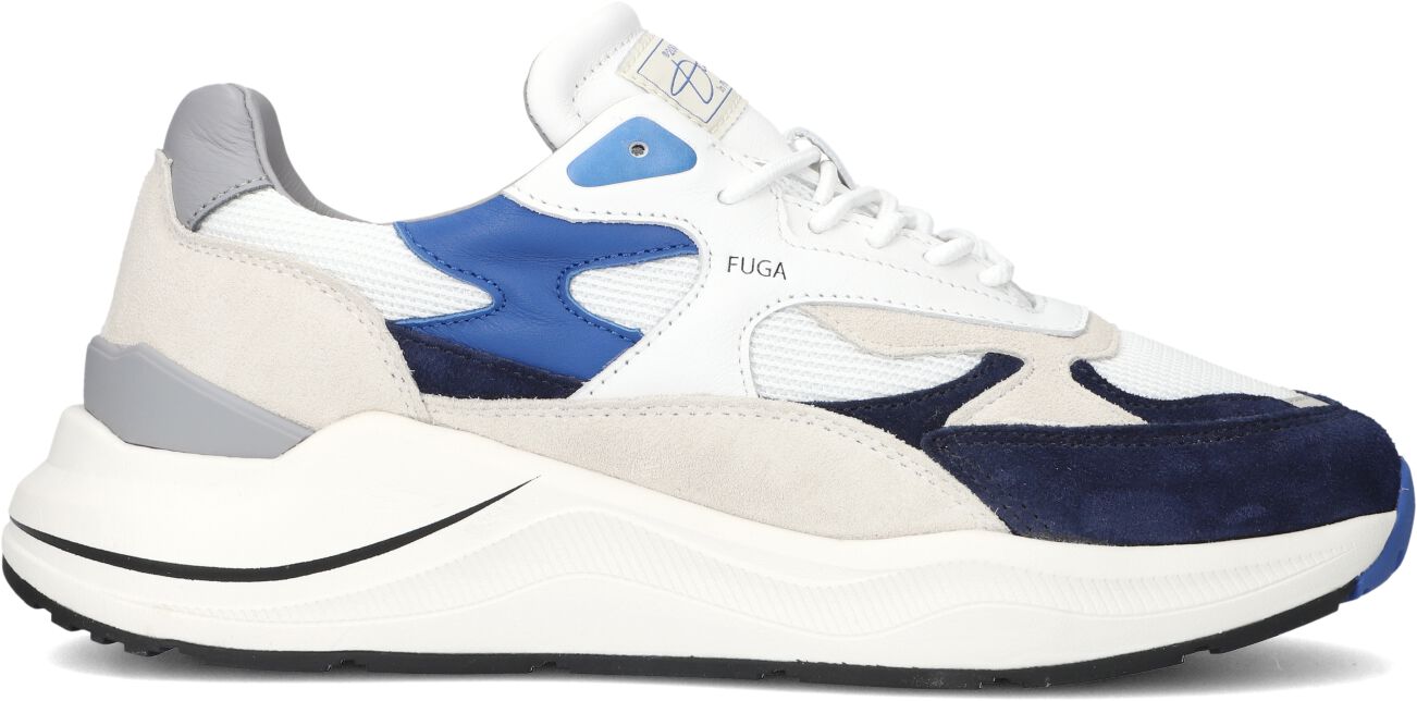 D.A.T.E Lage Sneakers Heren Fuga, Maat: 41, Materiaal: Suède, Kleur: Blauw