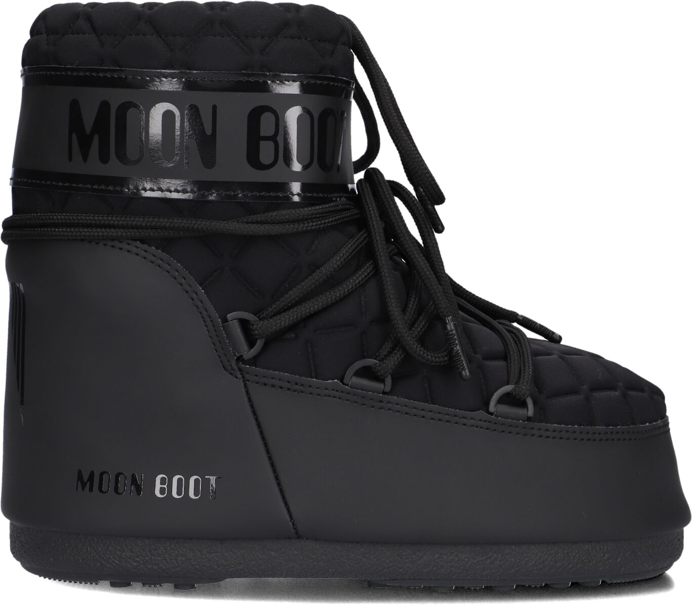 Moon Boot Snowboots Dames Icon Low Quilt, Maat: 42/44, Materiaal: Textiel, Kleur: Zwart
