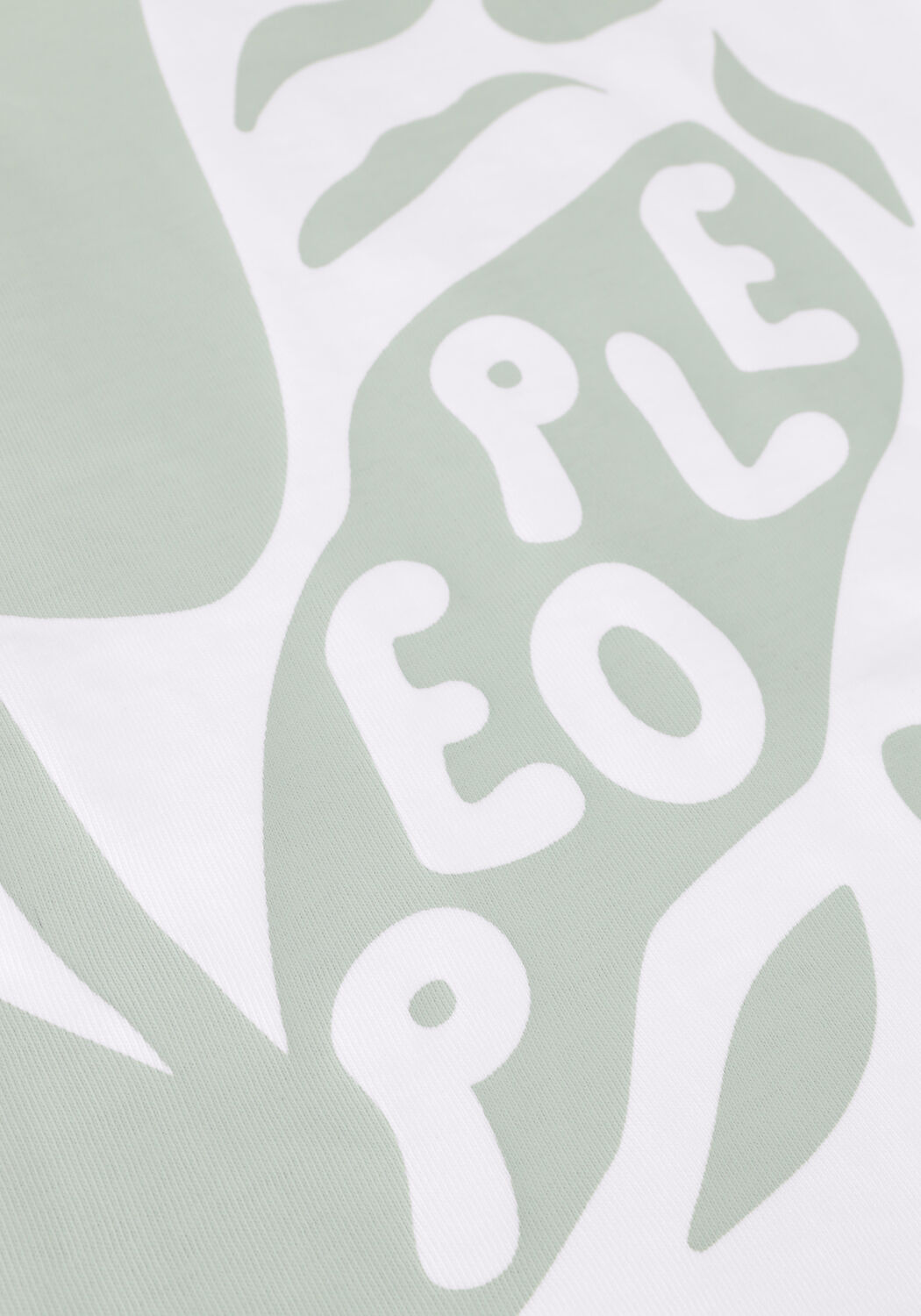 Witte THE GOODPEOPLE T-shirt TEX - large