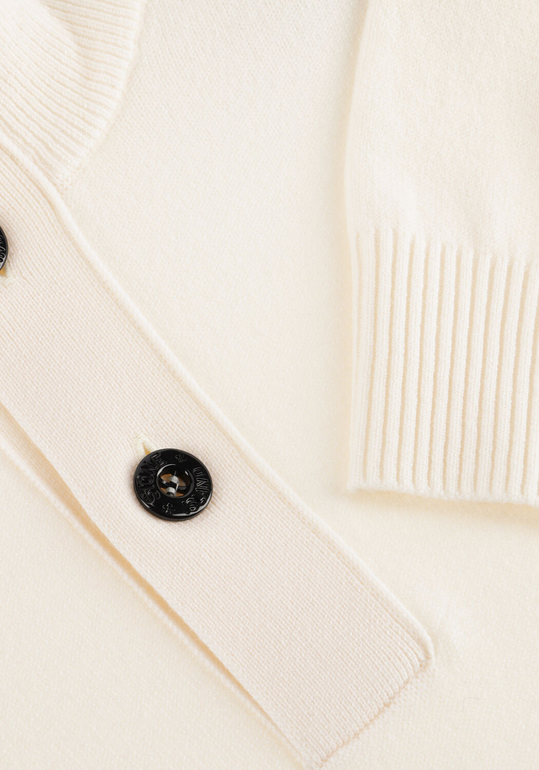 Ecru STONE ISLAND Trui LS POLO - large