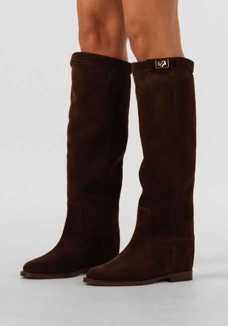 Bruine VIA ROMA 15 Hoge laarzen SANTA MONICA 3807 - large