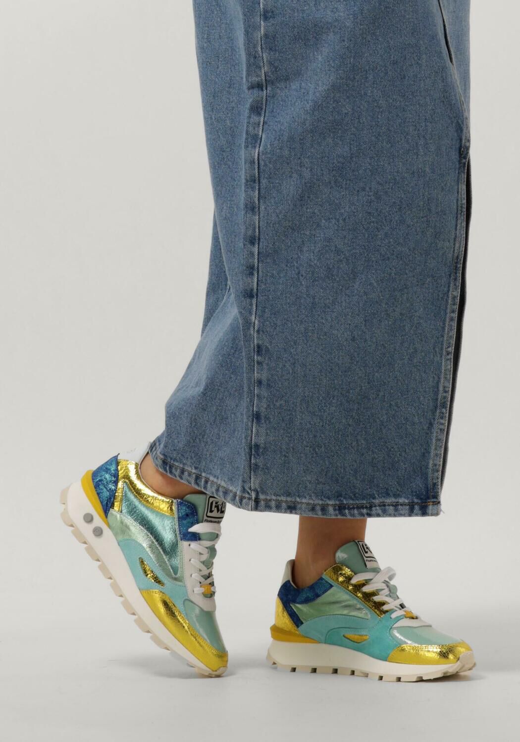 Gele FLORIS VAN BOMMEL Lage sneakers SFW-10097 - large