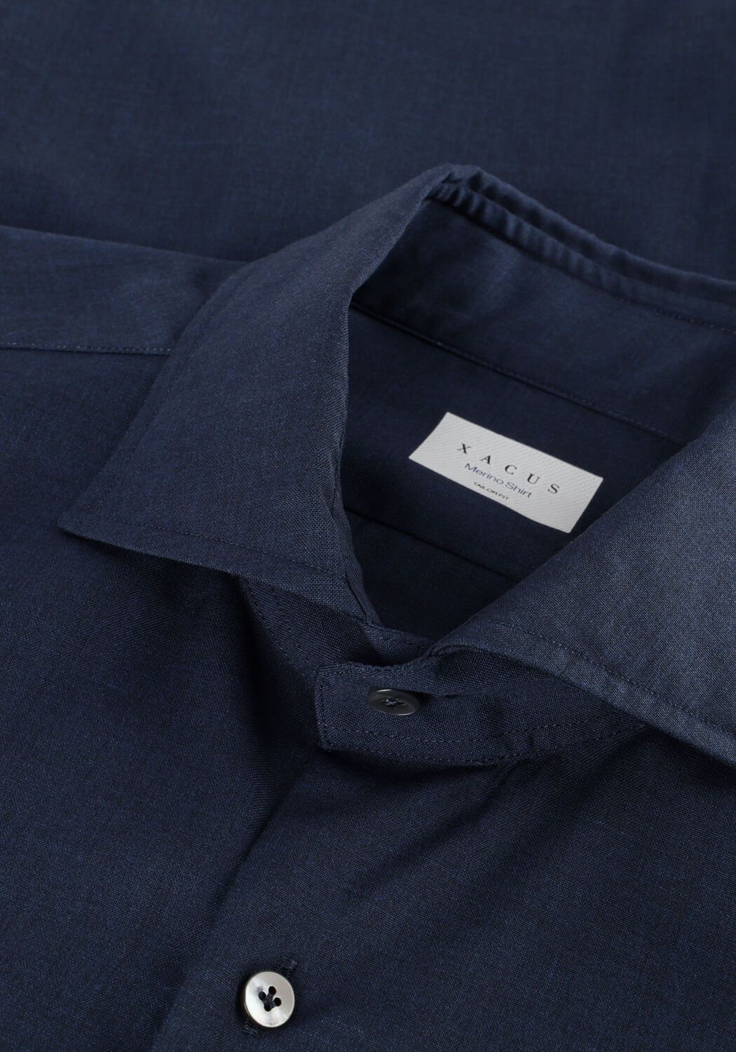 Donkerblauwe XACUS Klassiek overhemd 11220 MOP721ML - large