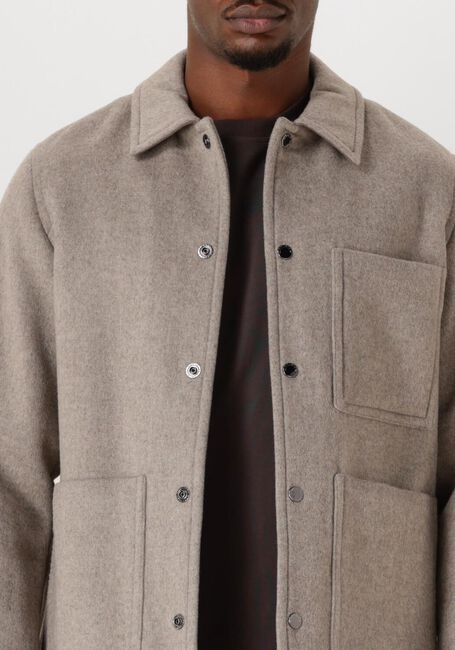 Taupe WOOLRICH Jack WOOL CHORE COAT - large