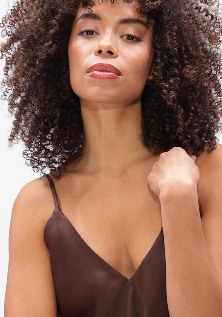 Bruine FORTE FORTE Top ENVERS SATIN SLIP TOP - large