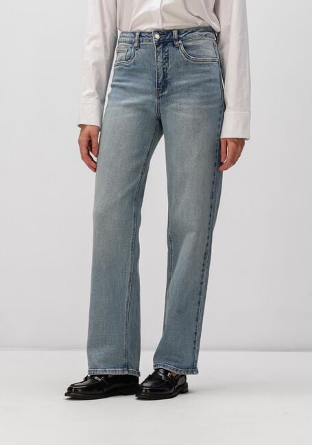Lichtblauwe GESTUZ Straight leg jeans GZJADE HW STRAIGHT JEANS - large