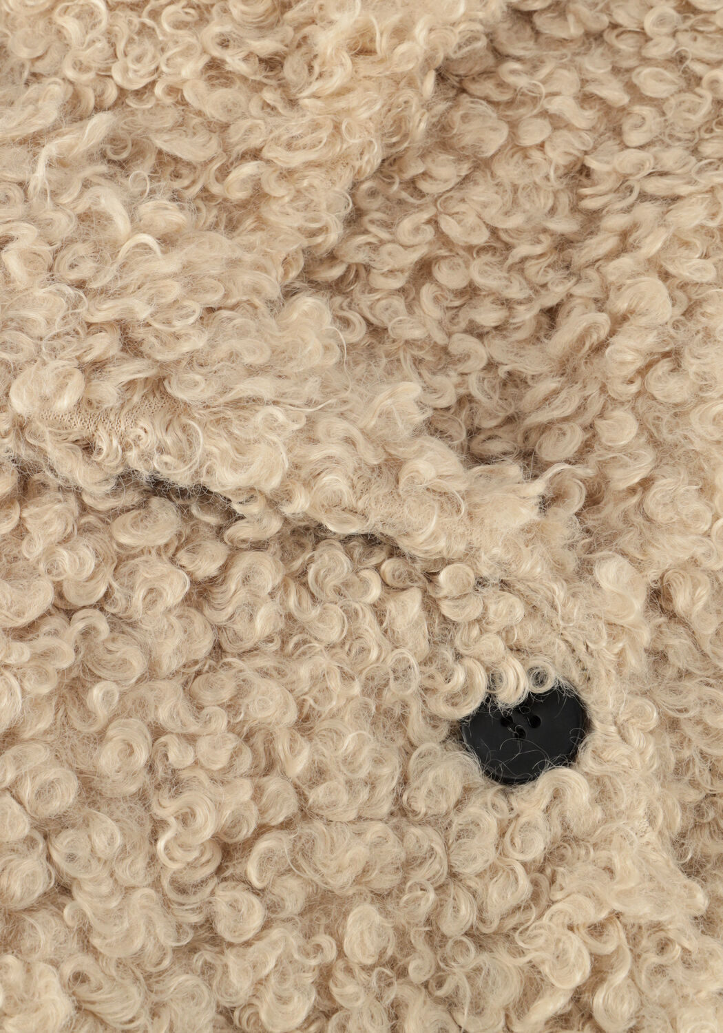 Beige COPENHAGEN MUSE Teddy jas CMCURLY-JACKET - large