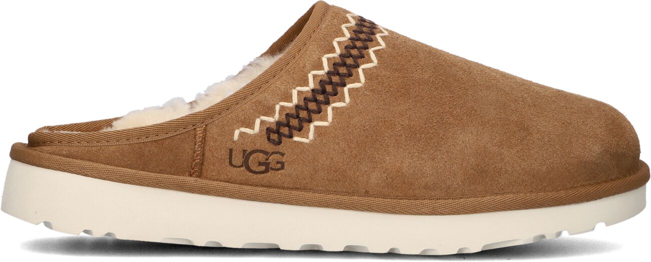 UGG Pantoffels
Heren Classic Slip-on Athersom, Maat: 41, Materiaal: Suède, Kleur: Cognac