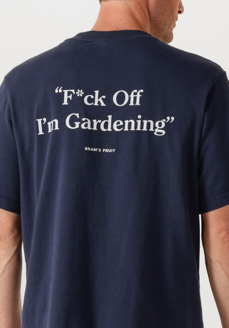 Donkerblauwe BRAM'S FRUIT T-shirt F*CK OFF TSHIRT - large