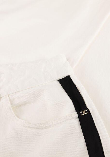 Witte ELISABETTA FRANCHI Straight leg jeans JEANS TROUSERS - large