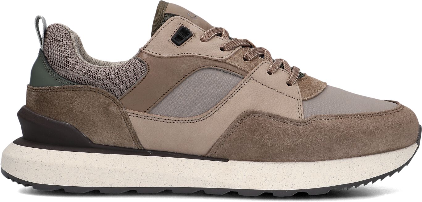 Clay Lage Sneakers Heren 13833, Maat: 40, Materiaal: Nubuck, Kleur: Beige