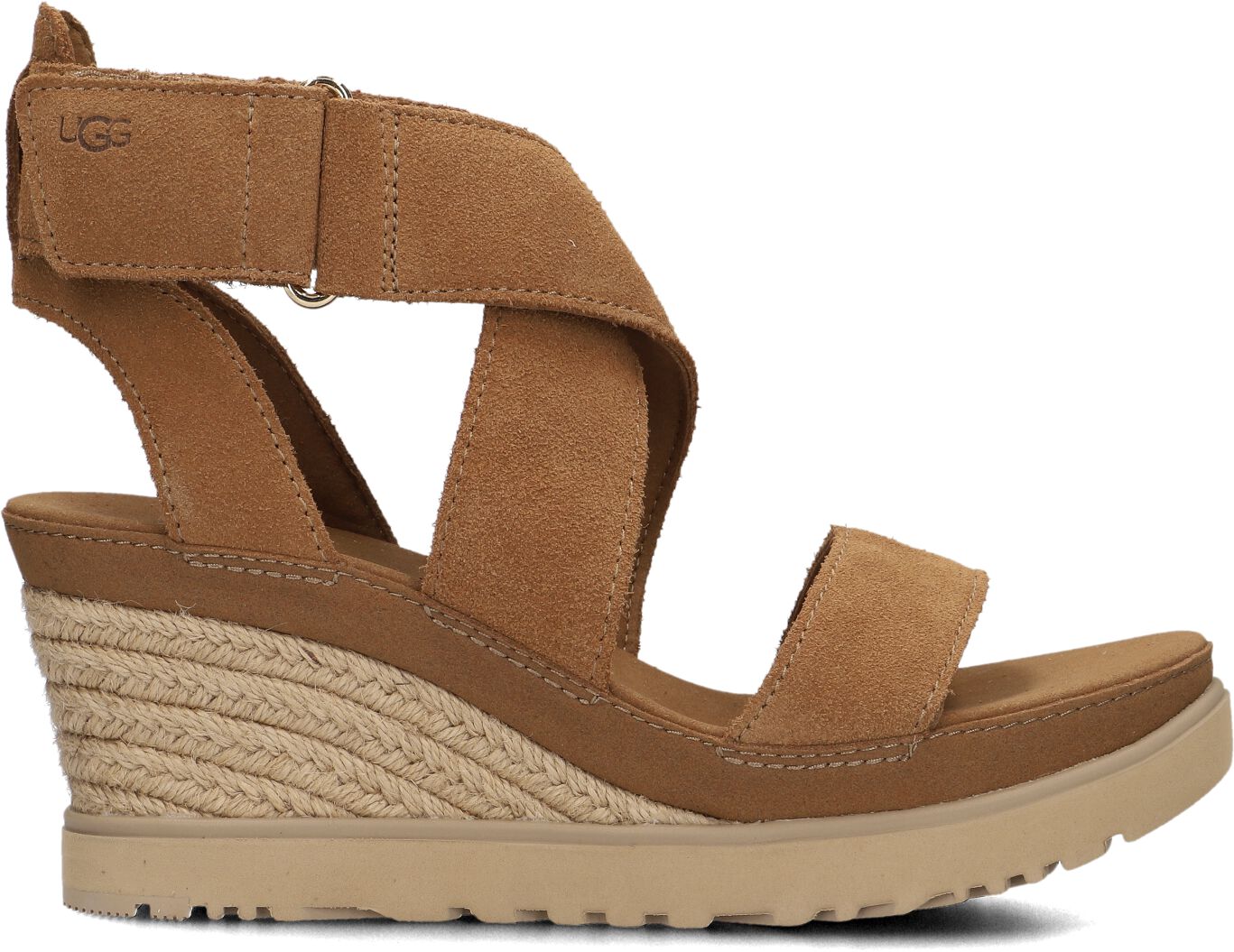 UGG Sandalen
Dames W Ilena Ankle, Maat: 39, Materiaal: Suède, Kleur: Cognac