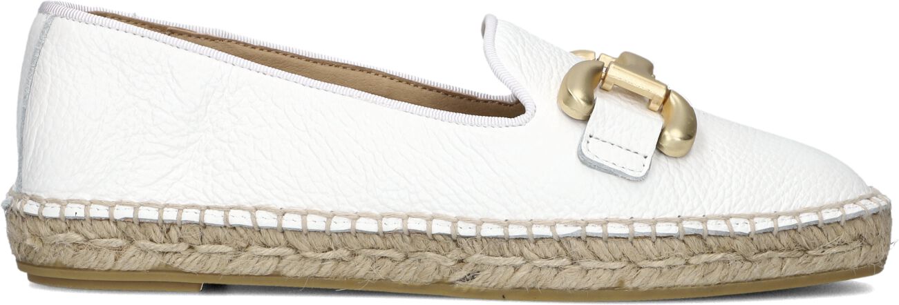 Lina Locchi Espadrilles
Dames Led Espa Instapper Met Bit, Maat: 36, Materiaal: Leer, Kleur: Wit