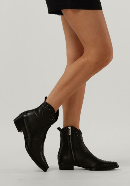 Zwarte SHABBIES BY WENDY Enkellaarsjes WENDY SHS1503 - large