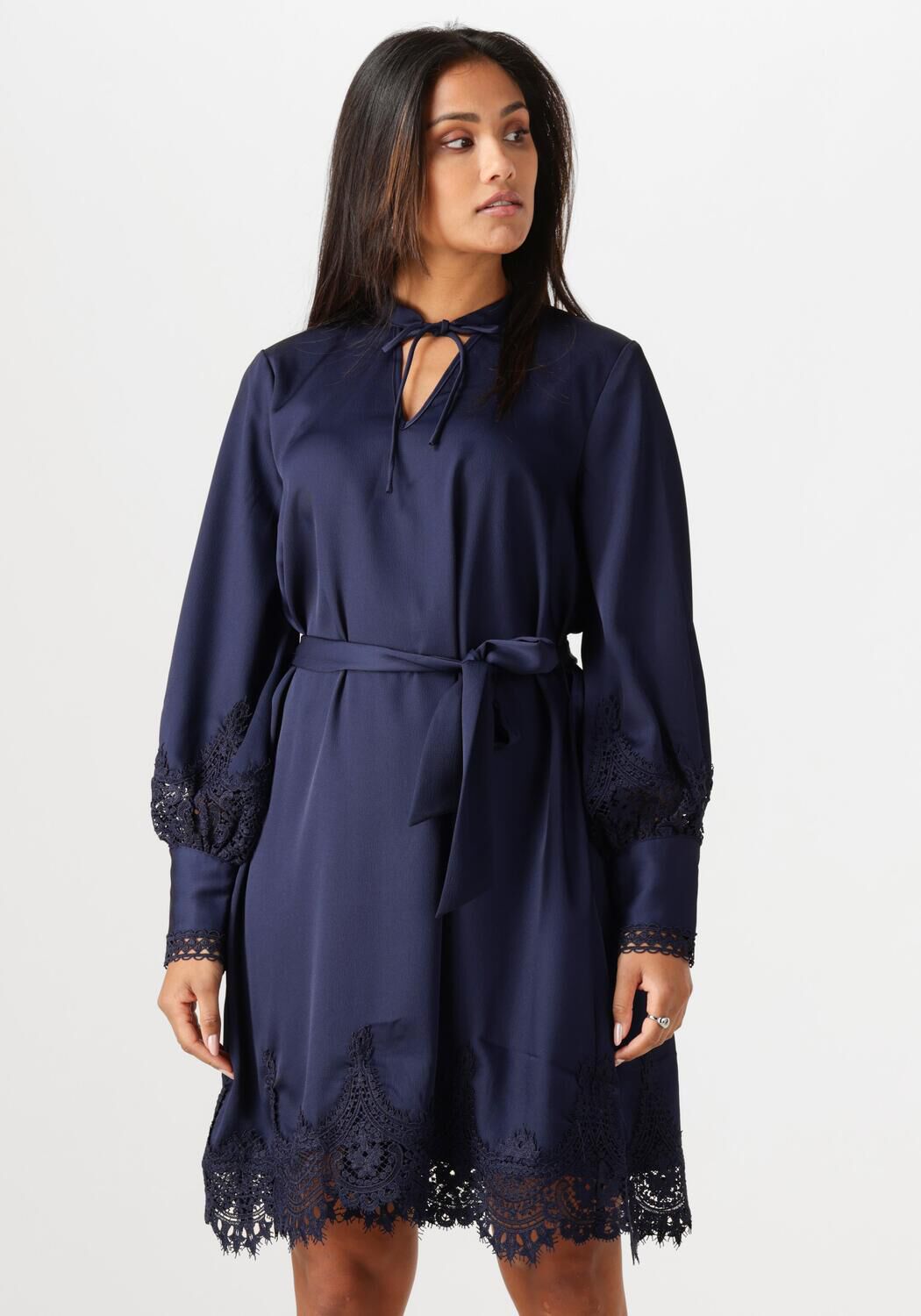 Bruuns Bazaar Mini Jurk Dames Felicia Dress, Maat: 34, Kleur: Donkerblauw