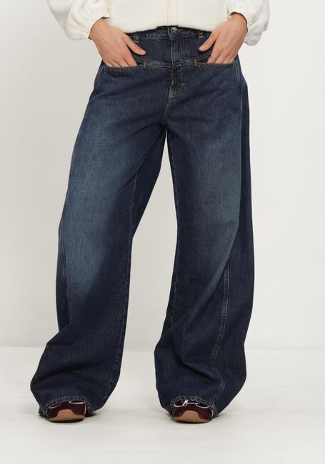 Donkerblauwe CLOSED Wide jeans TORI-X - large