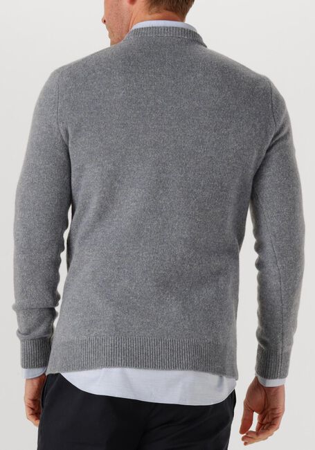 Grijze PROFUOMO Trui PULLOVER CREW NECK WOOLBLEND - large