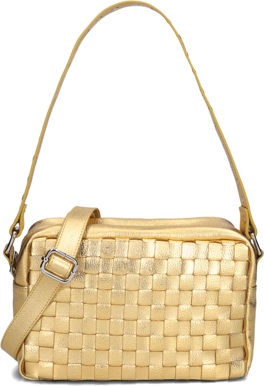 Núnoo Schoudertas
Dames Vilda Metallic, Materiaal: Leer, Kleur: Goud afbeelding 1