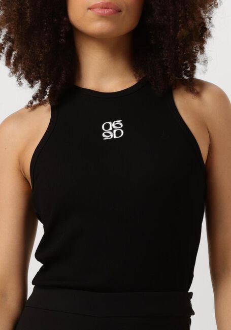 Zwarte DANTE6 Top MONOGRAM LOGO TANK TOP - large