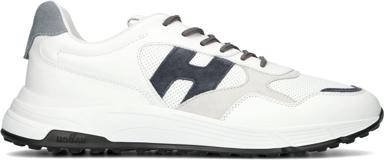 Hogan Lage Sneakers Heren Hxm5630er90, Maat: 47, Materiaal: Leer, Kleur: Wit