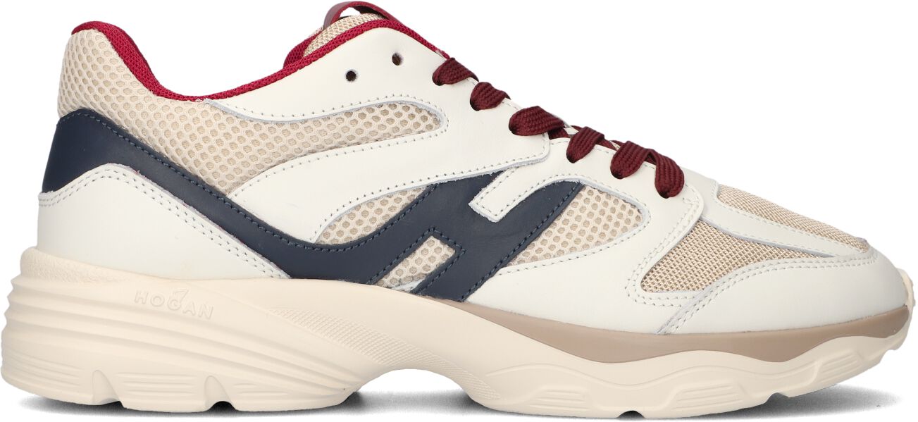 Hogan Lage Sneakers Dames Combi Mesh Dz Sneaker, Maat: 40,5, Materiaal: Leer, Kleur: Beige