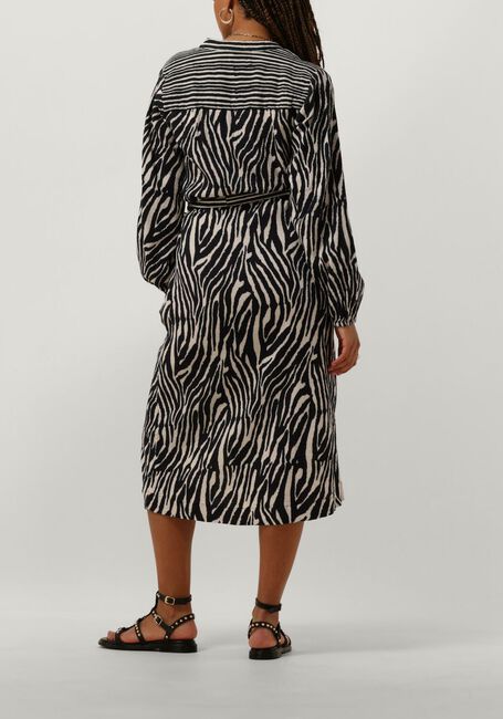 Zwarte STELLA FOREST Midi jurk E24RO053 - large