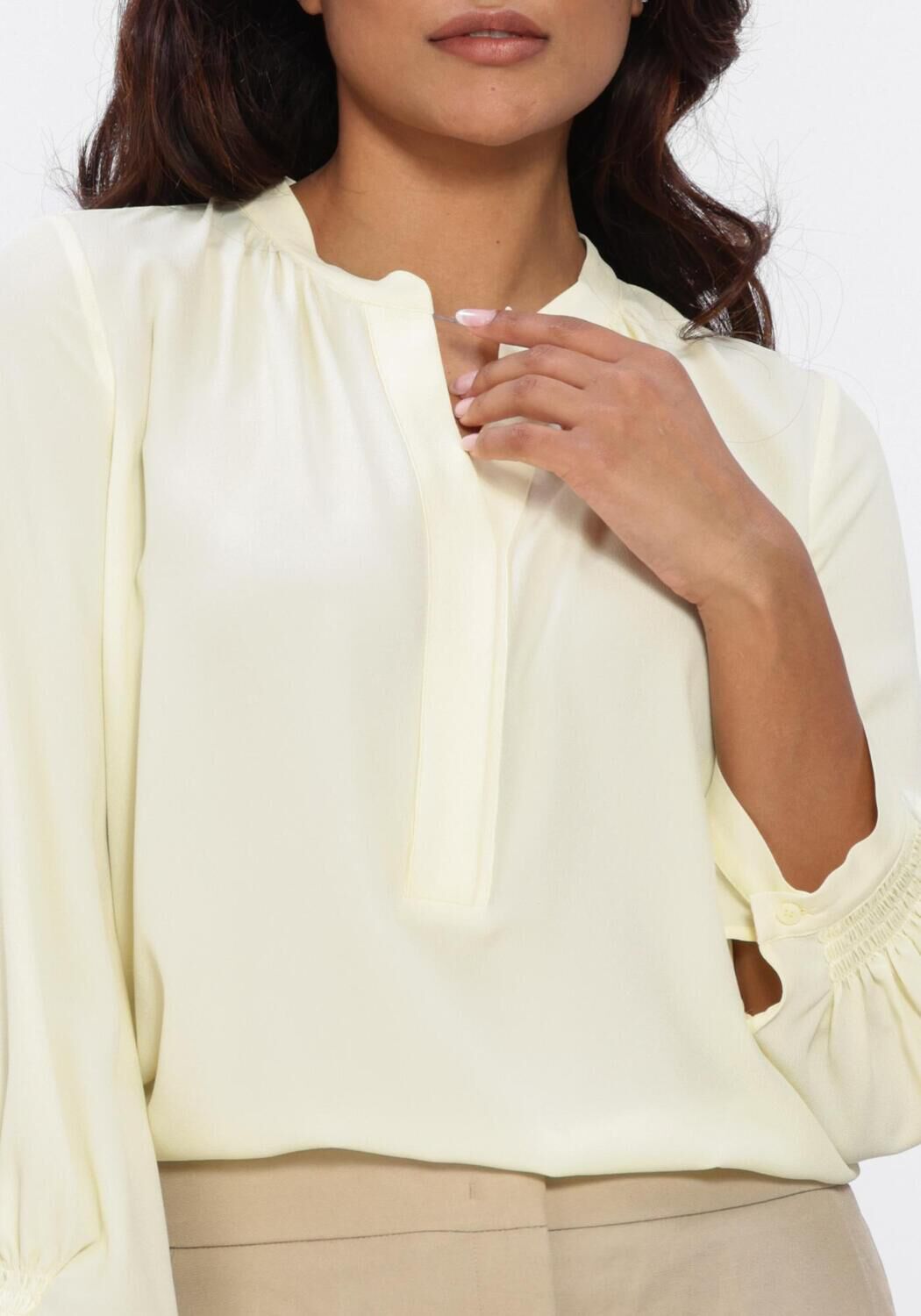 Butter yellow LUISA CERANO Blouses 238702/2179-00 - large