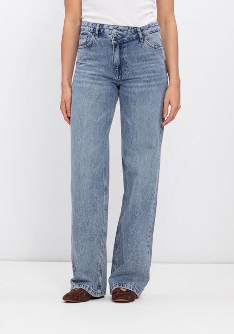 Blauwe CO'COUTURE Broeken RUTHIECC ASYM WIDE LL JEANS - large