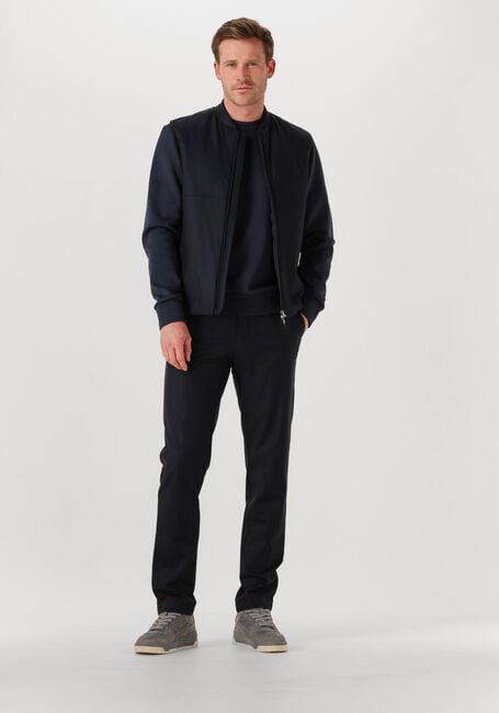 Donkerblauwe WAHTS Pantalon BRETT STRETCH WOOL - large