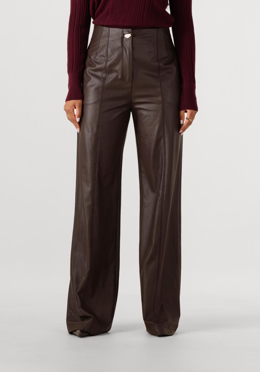 Caroline Biss Wijde Broek Dames 4567, Maat: 36, Kleur: Bruin afbeelding 1