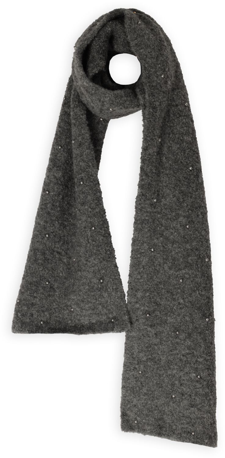 Studio AR Sjaal
Dames Alice Boucle Knit, Maat: L, Materiaal: Wol, Kleur: Donkergrijs afbeelding 1