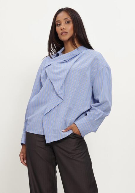 Lichtblauwe MARGAUX LONNBERG Blouses BELLA CHEMISE - large