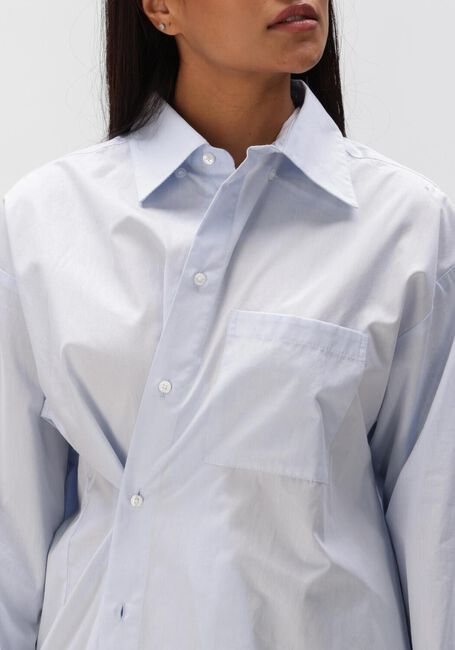 Lichtblauwe HERSKIND Blouses LORENZO SHIRT - large
