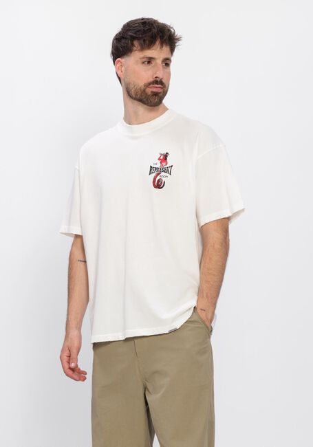 Ecru REPRESENT T-shirt THE VIPER ROOM DICE T-SHIRT - large